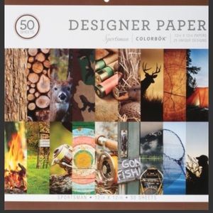 COLORBOK SPORTSMAN12x12 CARDSTOCK